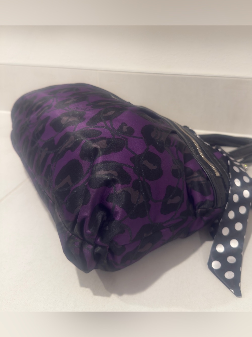 💜 Coach Poppy Ocelot Glam Leopard Print Tote Bag - Picture 6 of 16